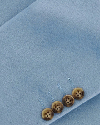 Southern Gents Double Breasted Men's Coat - Pastel Blue