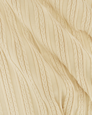 Southern Gents Knit Polo - Cable Knit ButterscotchSouthern Gents Knit Polo - Cable Knit Tan