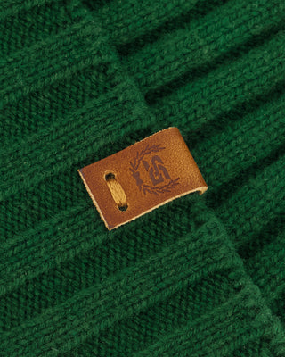 Southern Gents Merino Wool + Cashmere Fisherman Beanie - Green