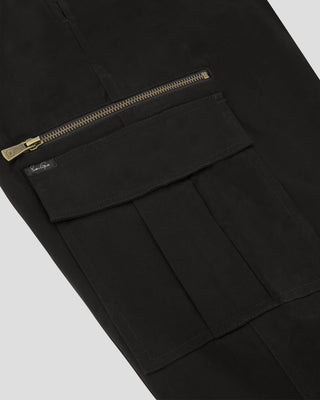 Southern Gents Slim Cargo Trousers - Black
