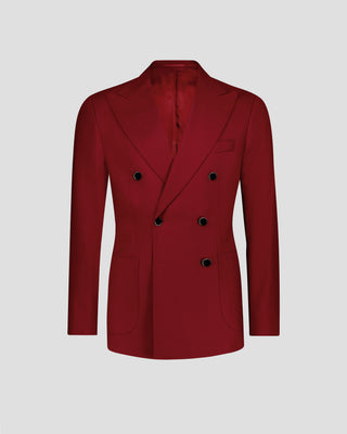 Southern Gents Double Breasted Blazer - Burgundy