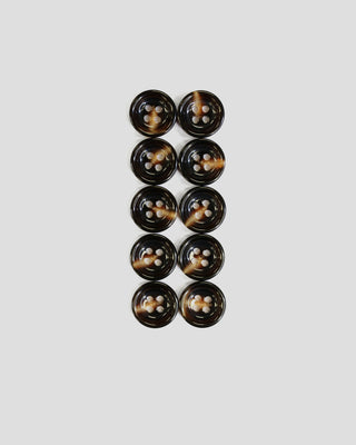 Southern Gents Button Pack - Dark Brown Horn
