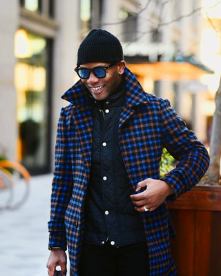 Southern Gents Car Coat – Royale + Coffee Plaid
