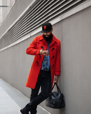 Southern Gents Duffle Coat – Blood Orange
