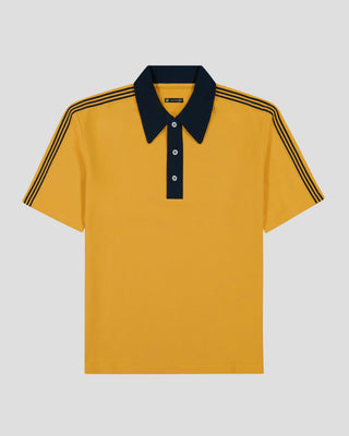 Southern Gents Vintage Polo - Navy + Mustard