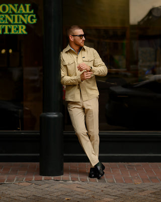 Southern Gents Lightweight Overshirt - Tan