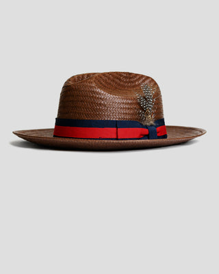Southern Gents Miller Ranch Fedora - Patriotic Straw