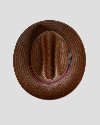 Southern Gents Miller Ranch Fedora - Patriotic Straw