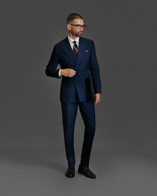 Southern Gents Double Breasted Blazer - Navy