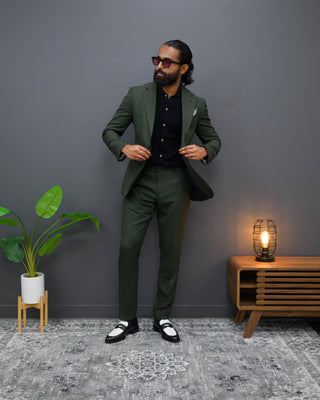 Southern Gents Olive Green Suit Blazer