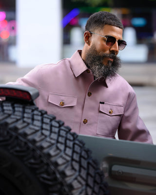 Southern Gents Lightweight Overshirt - Rose