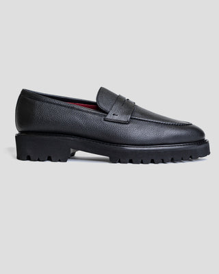 Southern Gents Smithson Penny Lug Loafer – Black