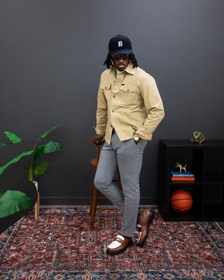 Southern Gents Lightweight Overshirt - Sand