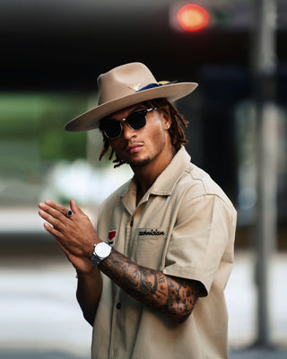 Southern Gents Naked Fedora - Camel