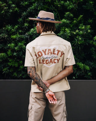 Southern Gents Mechanic Work Shirt - Sand