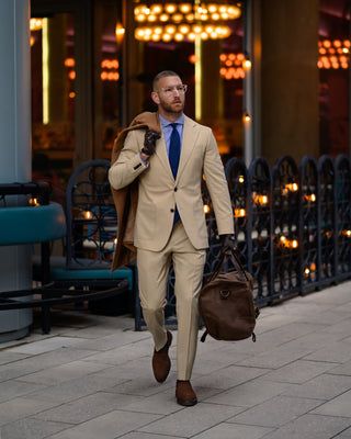 Southern Gents Single Breasted Blazer - Tan
