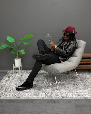 Southern Gents Trilby Fedora - Burgundy V2