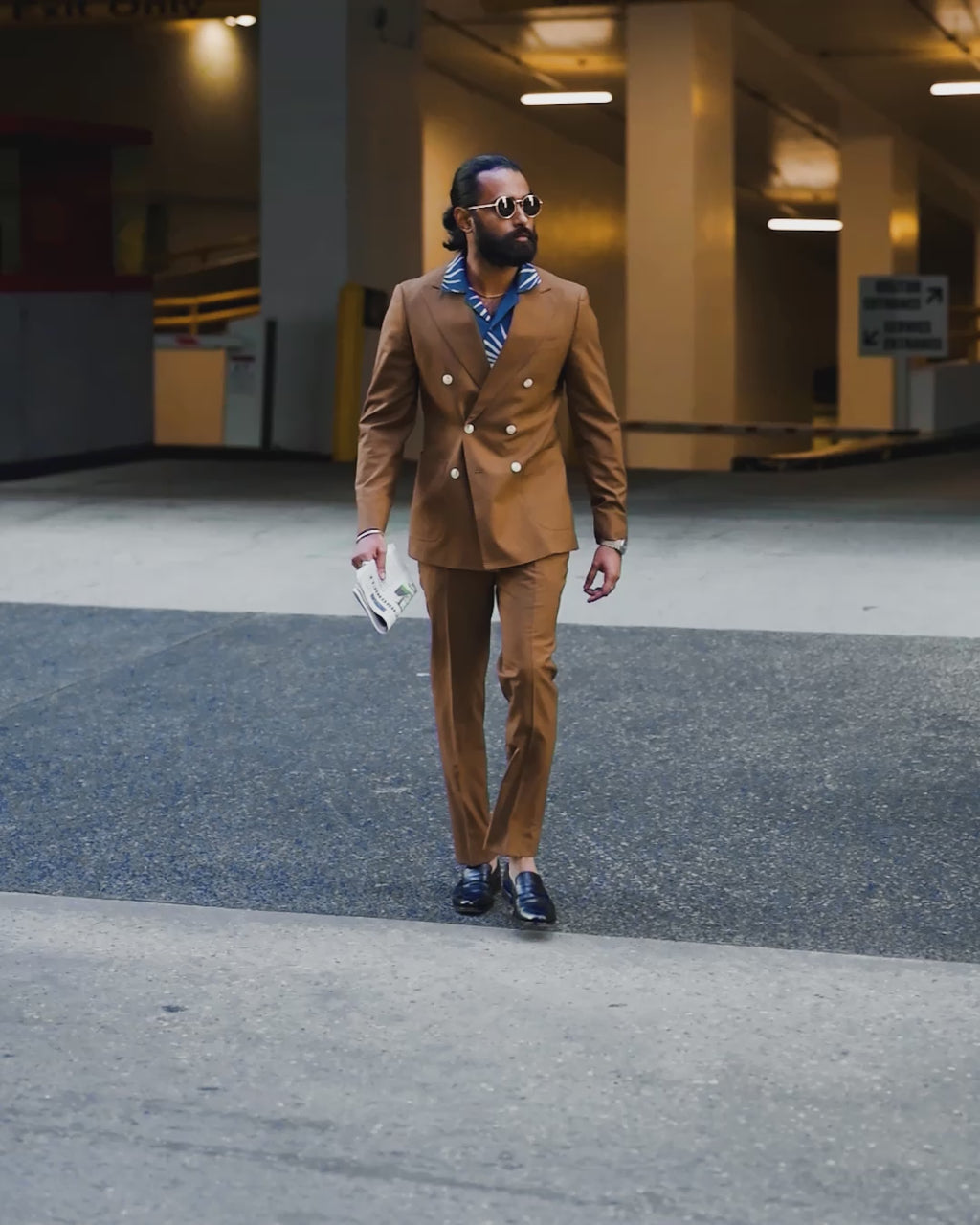 Southern Gents Doublebreasted Tobacco Suit 