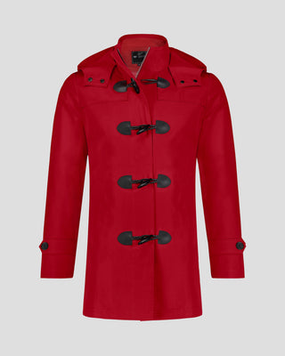 Southern Gents Toggle Raincoat - Red