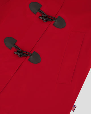 Southern Gents Toggle Raincoat - Red