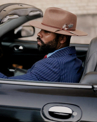 Southern Gents Lone Star Fedora - Mocha