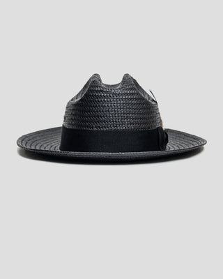 SG Miller Ranch Straw Fedora - Ebony