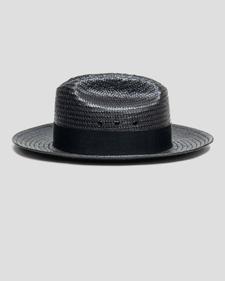 SG Miller Ranch Straw Fedora - Ebony