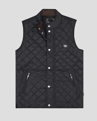 Southern Gents Men's Quilted Vest - Black