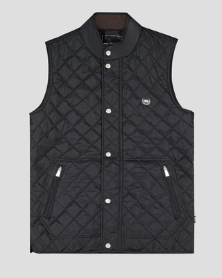 Southern Gents Men's Quilted Vest - Black