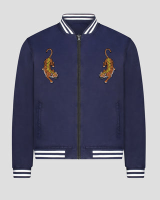 Southern Gents Reversible Tiger + Dragon Bomber Jacket