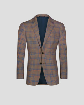 Southern Gents Single Breasted - Khaki + Orange Plaid