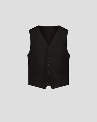 Southern Gents Single Breasted Vest - Black