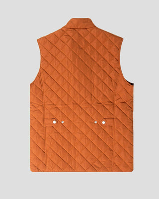 Southern Gents Quilted Vest - Tangerine