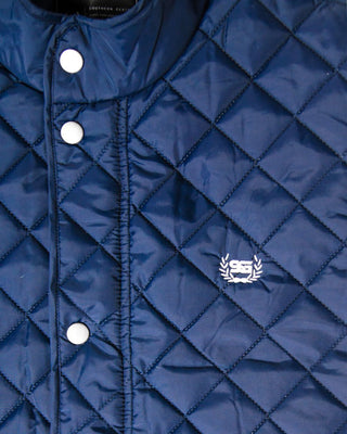 Southern Quilted Vest - Navy