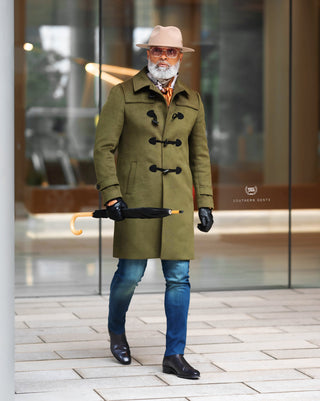 Southern Gents Duffle Coat – Commander Green