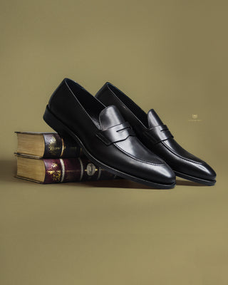 Southern Gents Smithson Penny Loafer - Black 