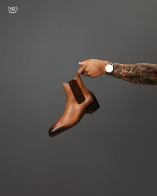 Southern Gents Damien Chelsea Boot - Brown