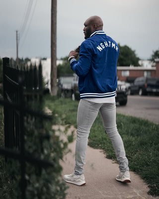 Southern Gents - Kamaru Usman  - NGHTMR Bomber Jacket - BlueRoyale