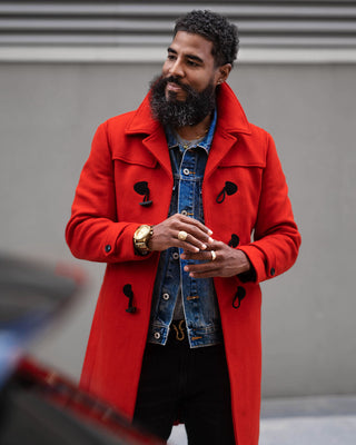 Southern Gents Duffle Coat – Blood Orange