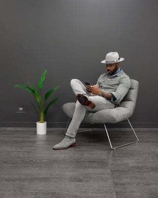 Southern Gents Damien Chelsea Boots - Grey