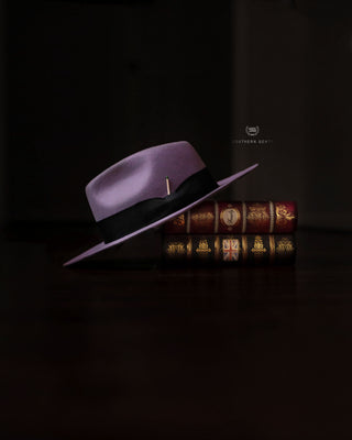 SG Ferguson Fedora - Lavender + Black