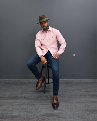 Southern Gents Lightweight Overshirt - Rose
