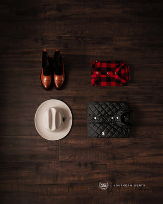 Southern Gents Men's Quilted Vest - Black