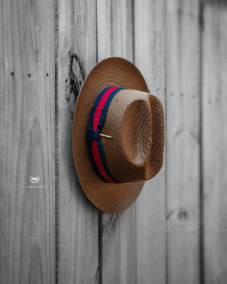 Southern Gents Miller Ranch Fedora - Patriotic Straw