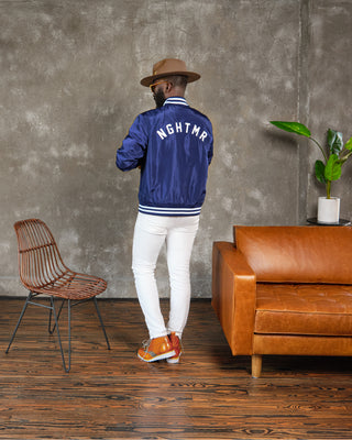 Southern Gents x Kamaru Usman  - NGHTMR Bomber Jacket - Blue
