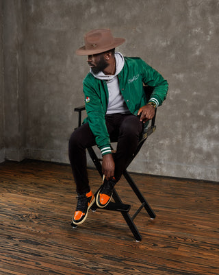 Southern Gents - Kamaru Usman UFC 278 - NGHTMR Bomber Jacket - Hunter Green
