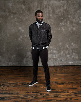 Southern Gents - Kamaru Usman UFC 278 - NGHTMR Bomber Jacket - Onyx