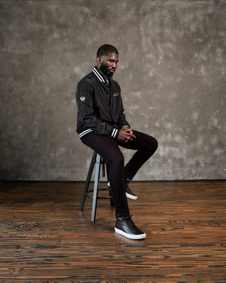 Southern Gents - Kamaru Usman UFC 278 - NGHTMR Bomber Jacket - Onyx