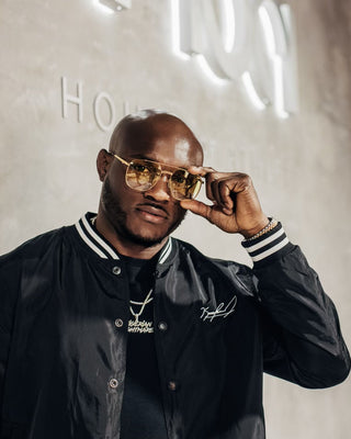 Southern Gents - Kamaru Usman UFC 278 - NGHTMR Bomber Jacket - Onyx