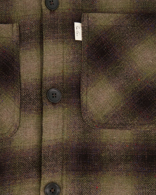 Southern Gents Quilted Overshirt - Bronze Plaid